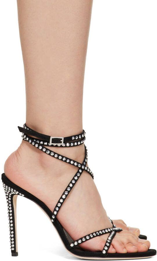 Paris Texas Black Holly Zoe Heeled Sandals - Picture 5