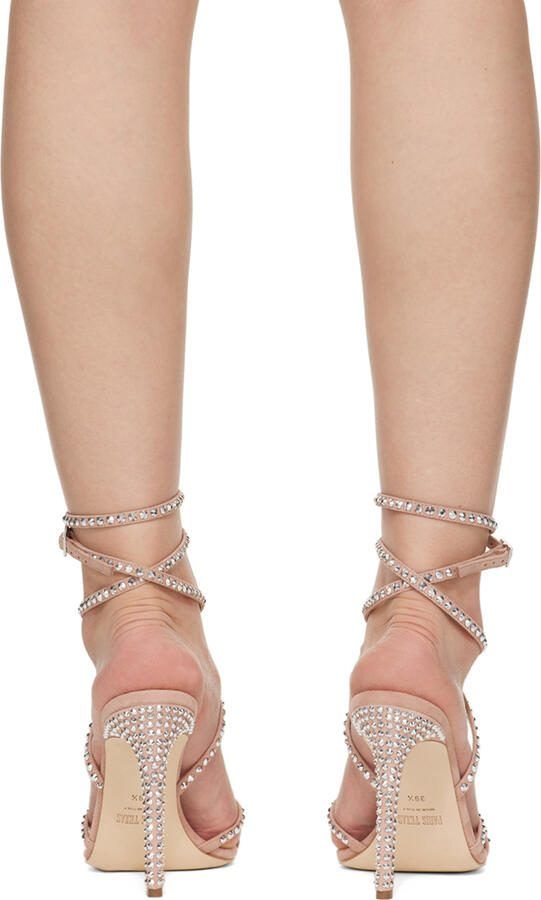 Paris Texas Beige Holly Zoe Heeled Sandals - Picture 5