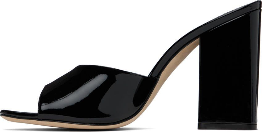 Paris Texas Black Anja Mules - Picture 3