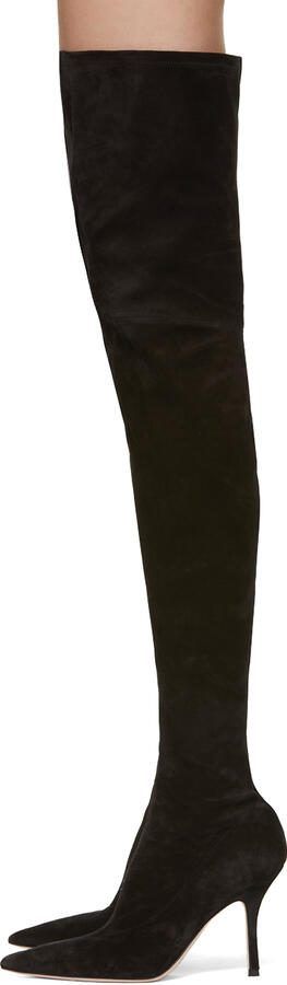 Paris Texas Black Mama Tall Boots - Picture 4