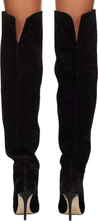 Paris Texas Black Stiletto Boots - Picture 2