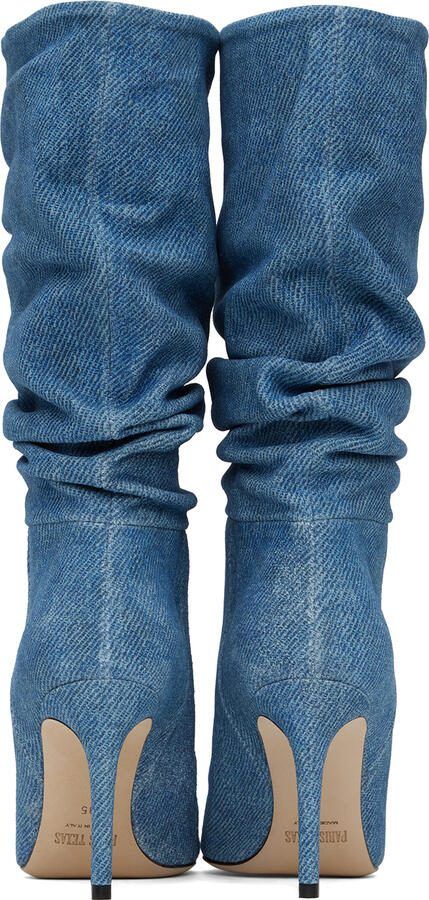 Paris Texas Blue Slouchy Boots - Picture 5