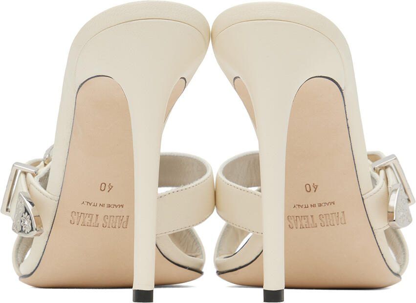 Paris Texas Off-White Regina Western Mules