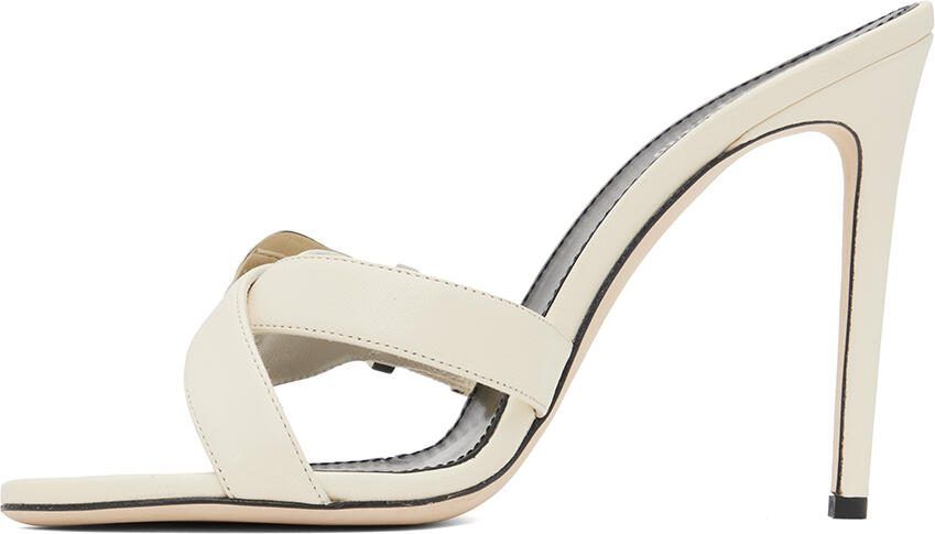 Paris Texas Off-White Regina Western Mules - Picture 3