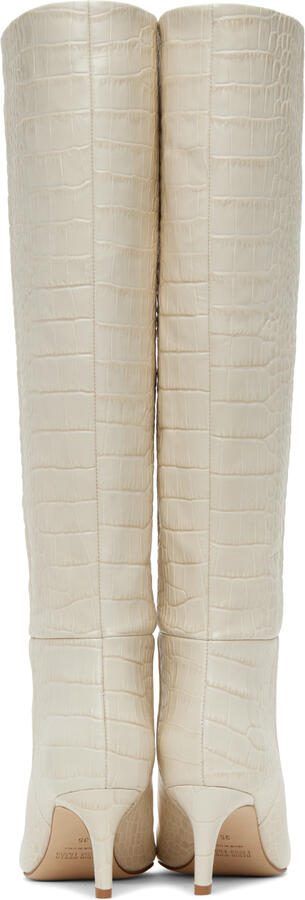 Paris Texas White Stiletto Boots - Picture 5