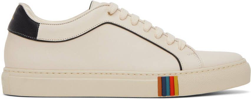 Paul Smith Off-White Basso Sneakers - Picture 5