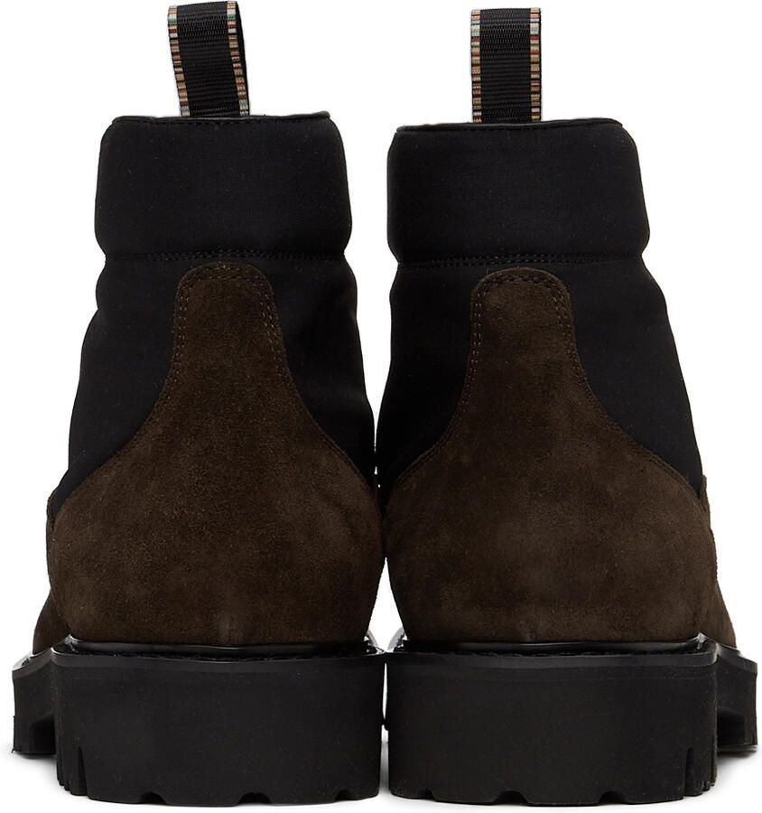 Paul Smith Brown  Black Suede Dizzie Boots