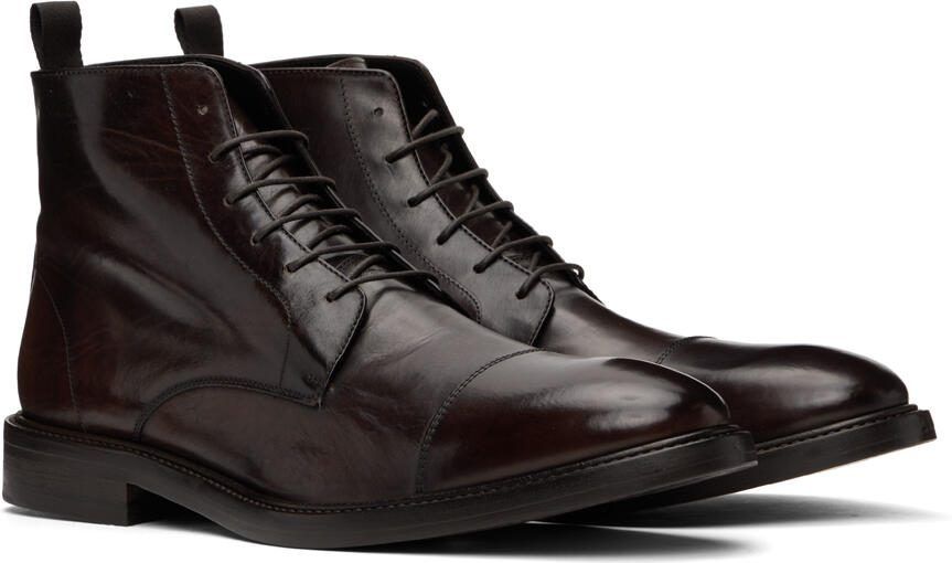 Paul Smith Brown Jarman Boots - Picture 2