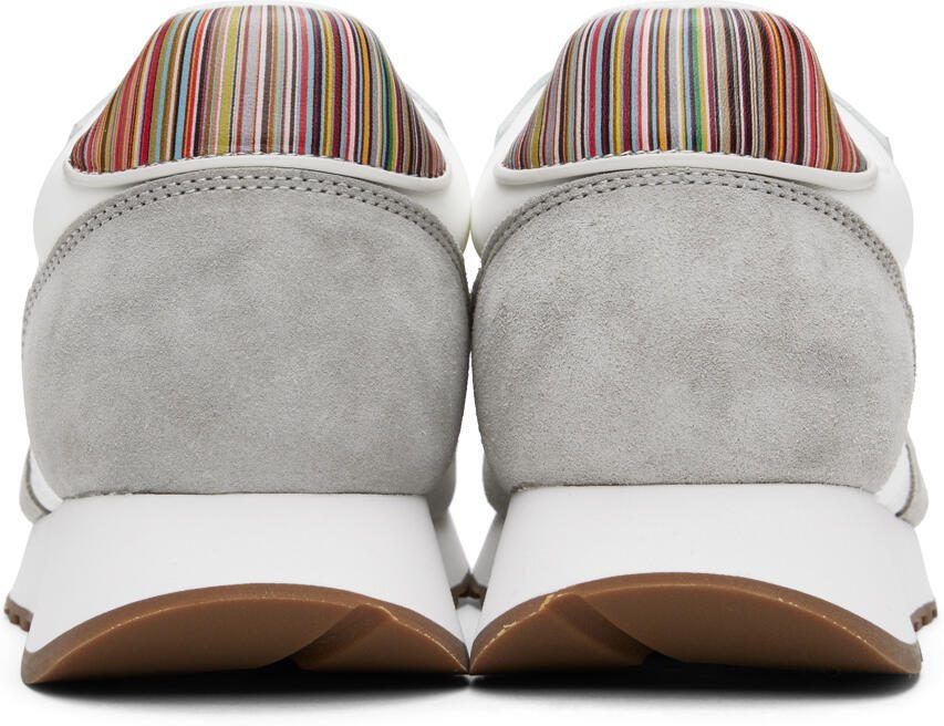 Paul Smith White  Gray Eighties Sneakers - Picture 5