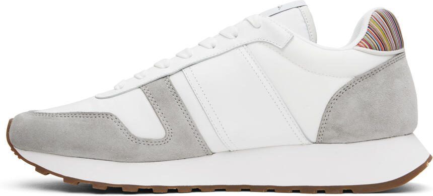 Paul Smith White  Gray Eighties Sneakers - Picture 3