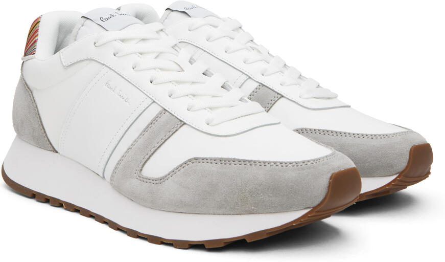 Paul Smith White  Gray Eighties Sneakers