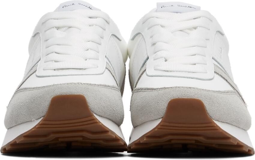 Paul Smith White  Grey Eighties Sneakers - Picture 3
