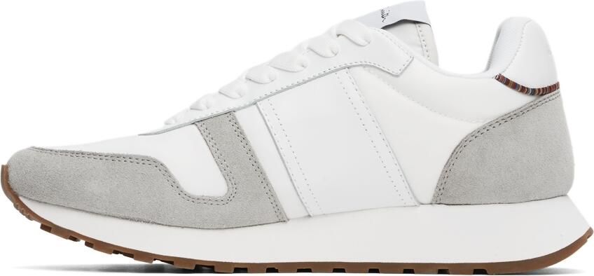 Paul Smith White  Grey Eighties Sneakers - Picture 4