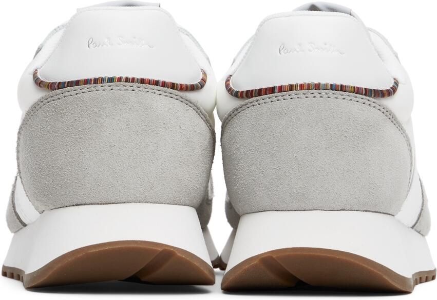 Paul Smith White  Grey Eighties Sneakers - Picture 2