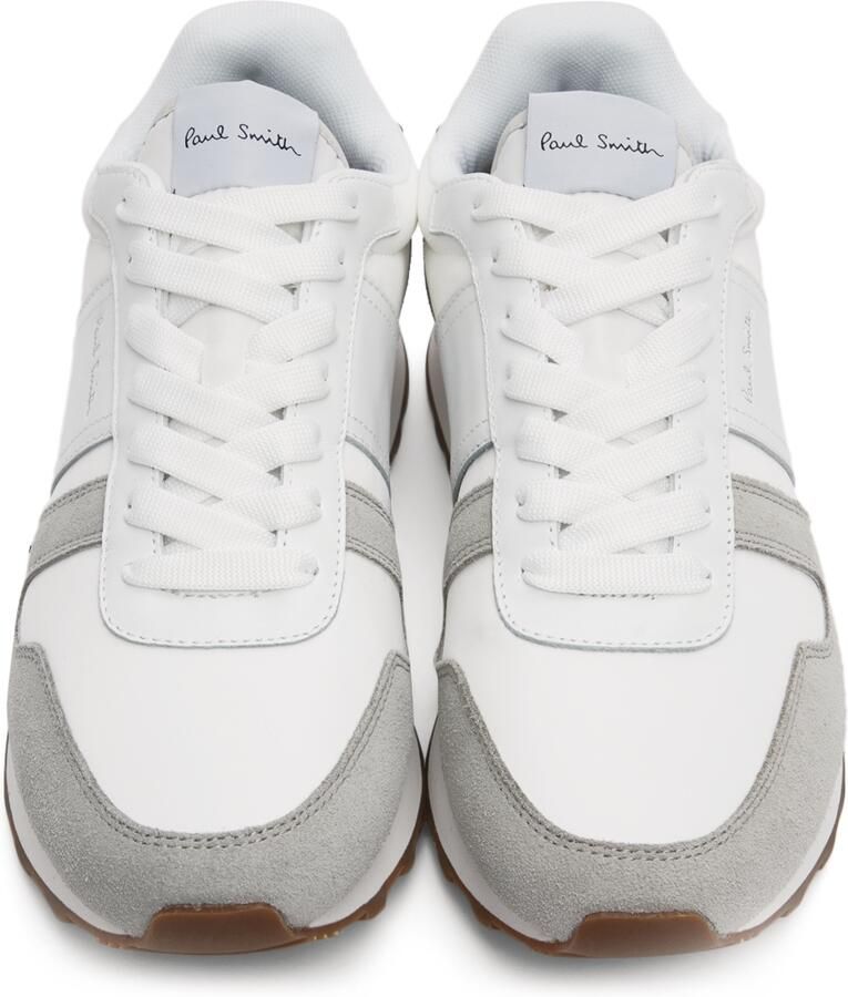 Paul Smith White  Grey Eighties Sneakers