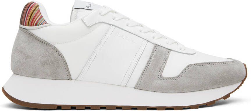Paul Smith White  Gray Eighties Sneakers - Picture 2
