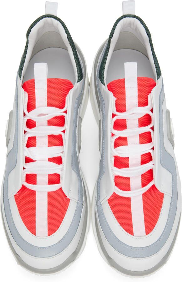 Pierre Hardy White  Pink Vibe Basket Sneakers - Picture 2