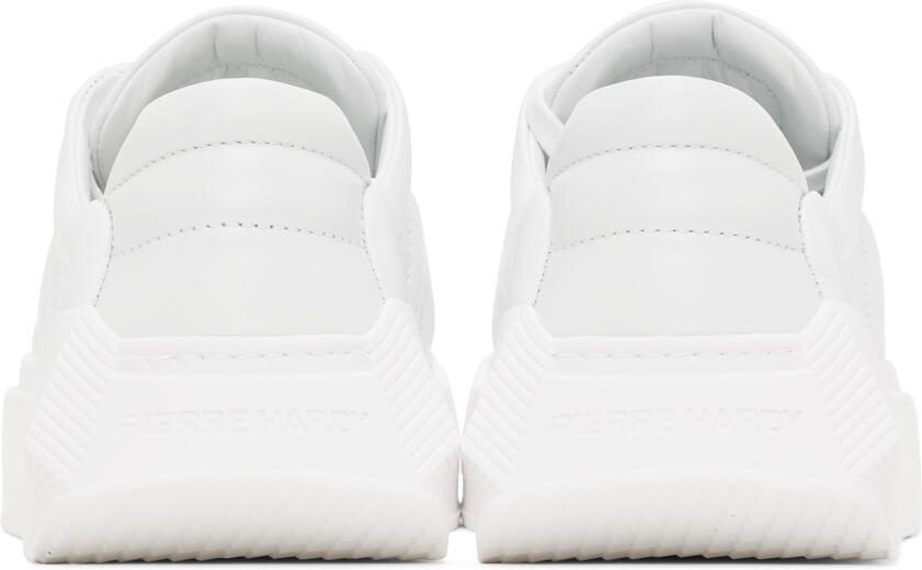 Pierre Hardy White Cubix Leather Sneakers