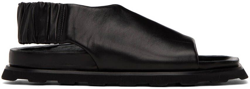 Proenza Schouler Black Slingback Fuss Sandals - Picture 5