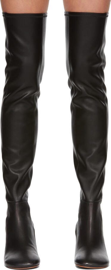 Proenza Schouler Black Glove Over-The-Knee Boots