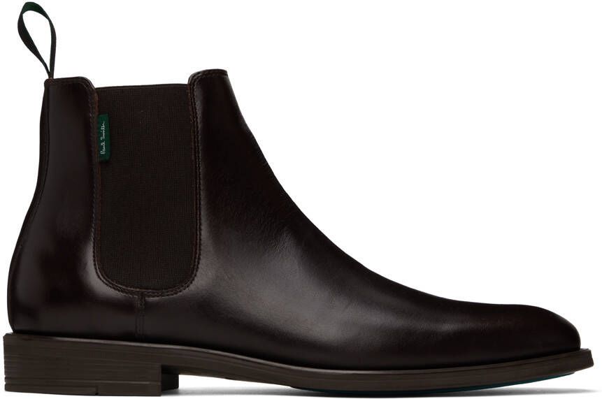 PS by Paul Smith Brown Cedric Chelsea Boots - Picture 4