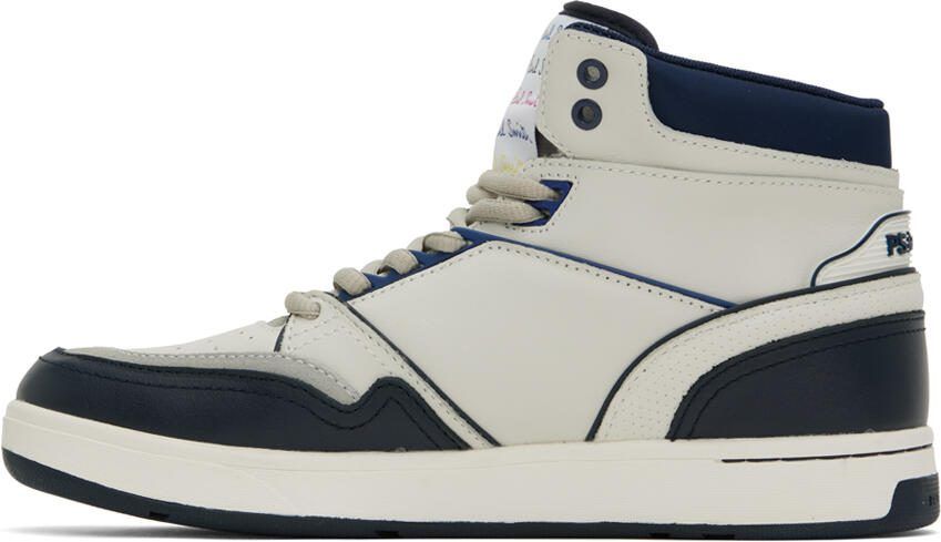 PS by Paul Smith White  Navy Lopes Sneakers - Picture 3