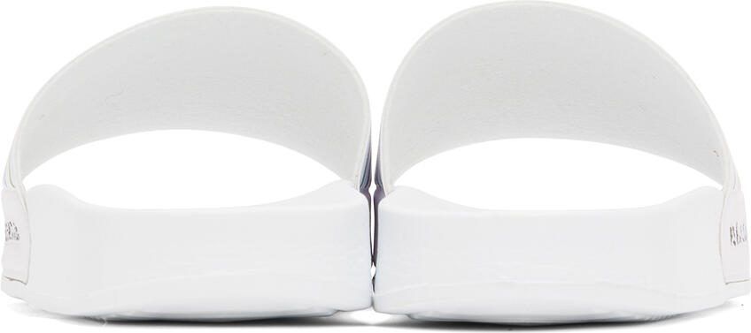 PS by Paul Smith White Nyro Sports Stripe Slides