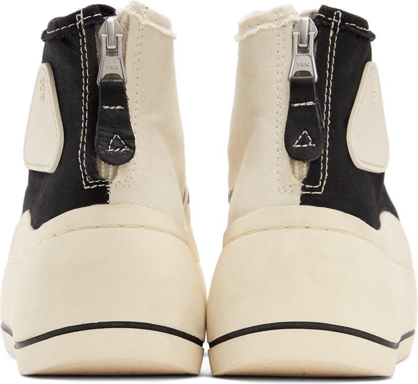 R13 Black  White Kurt Sneakers