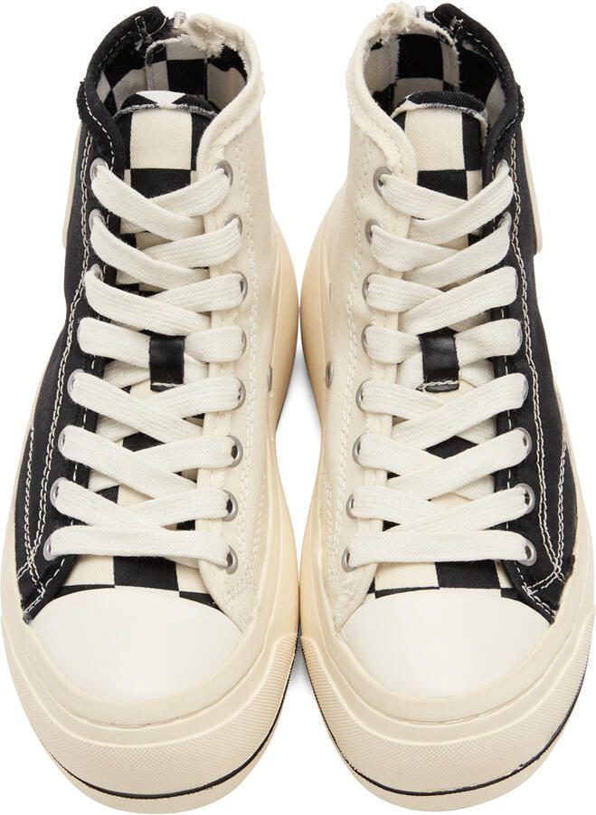 R13 Black  White Kurt Sneakers - Picture 2