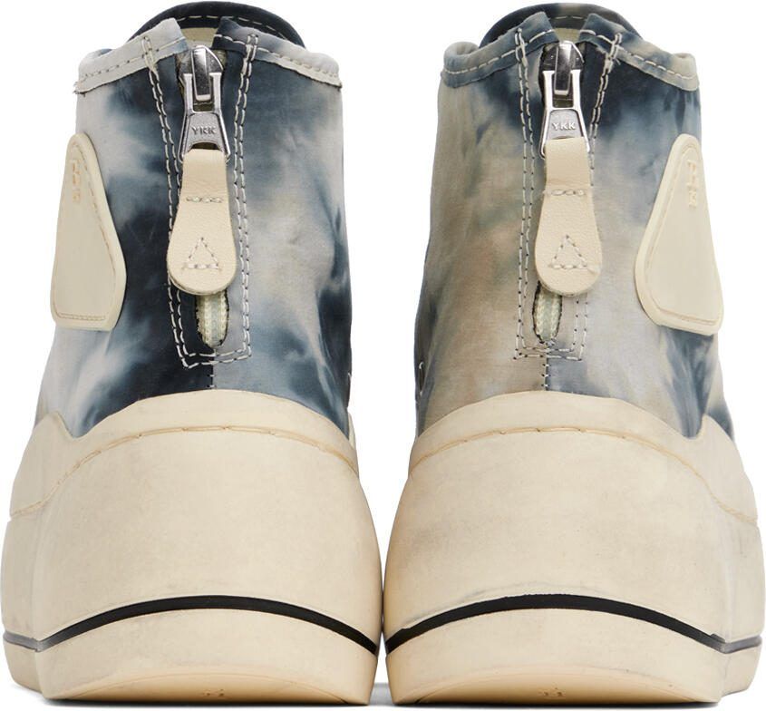 R13 Blue  White Kurt Sneakers - Picture 2