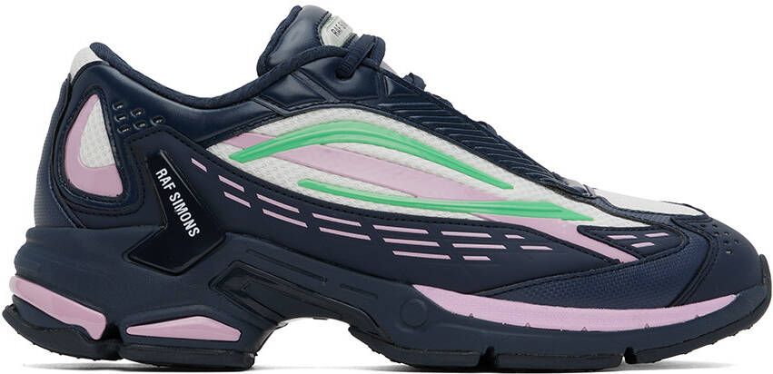 Raf Simons Navy  Pink Ultrasceptre Sneakers - Picture 5