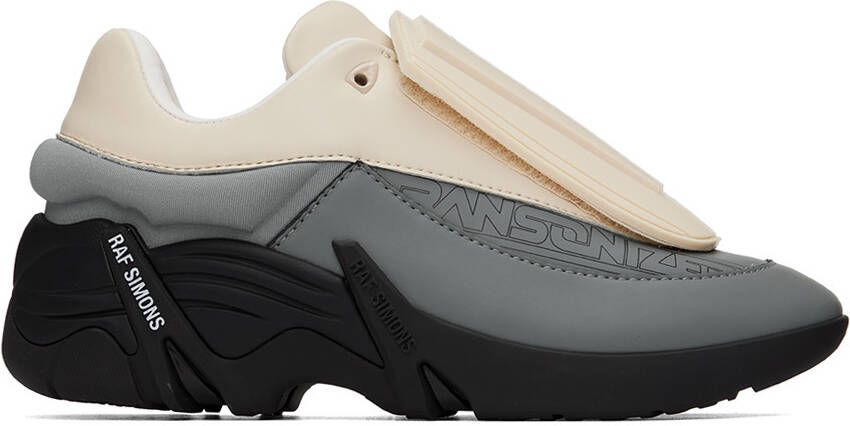 Raf Simons Off-White  Gray Antei Sneakers