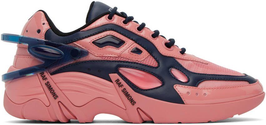 Raf Simons Pink  Navy Cylon-21 Sneakers - Picture 5