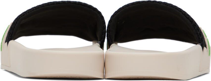 Raf Simons Black  Beige Astra Slides