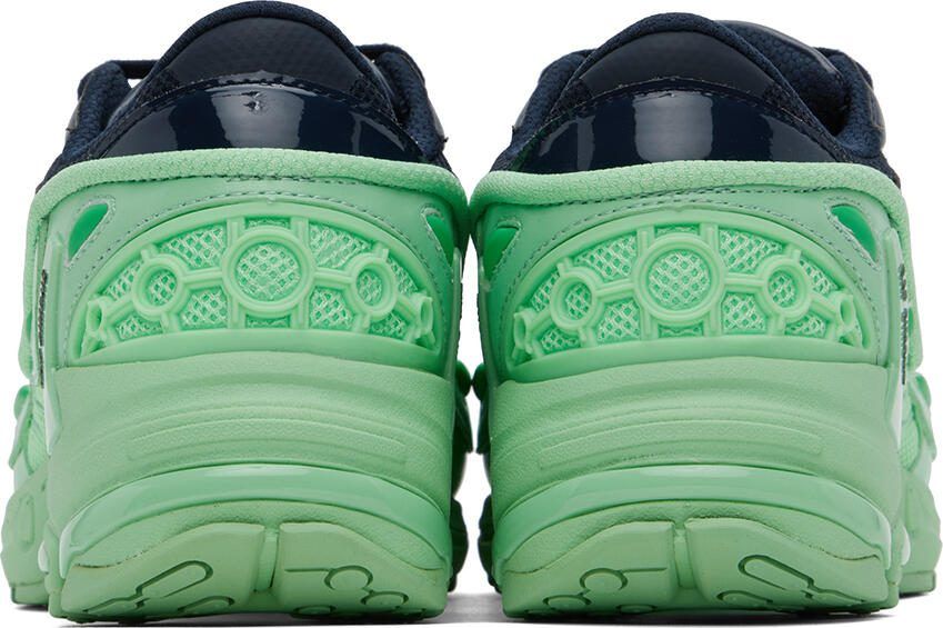 Raf Simons Navy  Green Pharaxus Sneakers - Picture 6