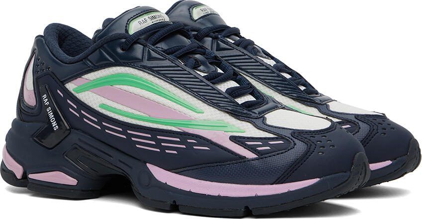 Raf Simons Navy  Pink Ultrasceptre Sneakers - Picture 2