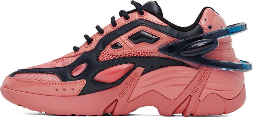 Raf Simons Pink  Navy Cylon-21 Sneakers - Picture 3
