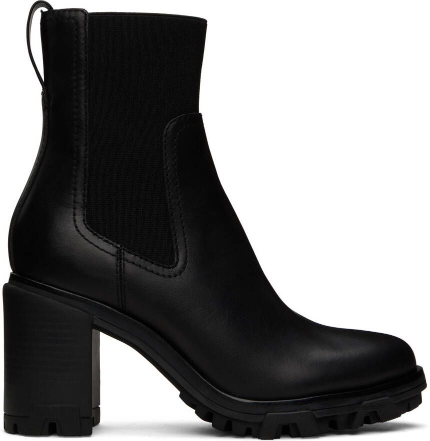 Rag  bone Black Shiloh High Chelsea Boots