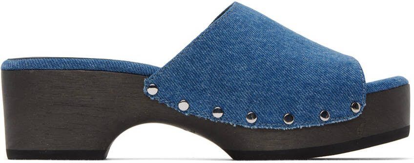 Rag  bone Navy Mara Clogs - Picture 5