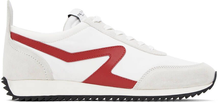 Rag  bone Off-White Retro Runner Bomber Sneakers - Picture 5