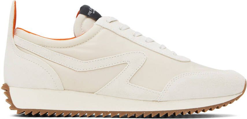 Rag  bone Off-White Retro Runner Bomber Sneakers - Picture 5
