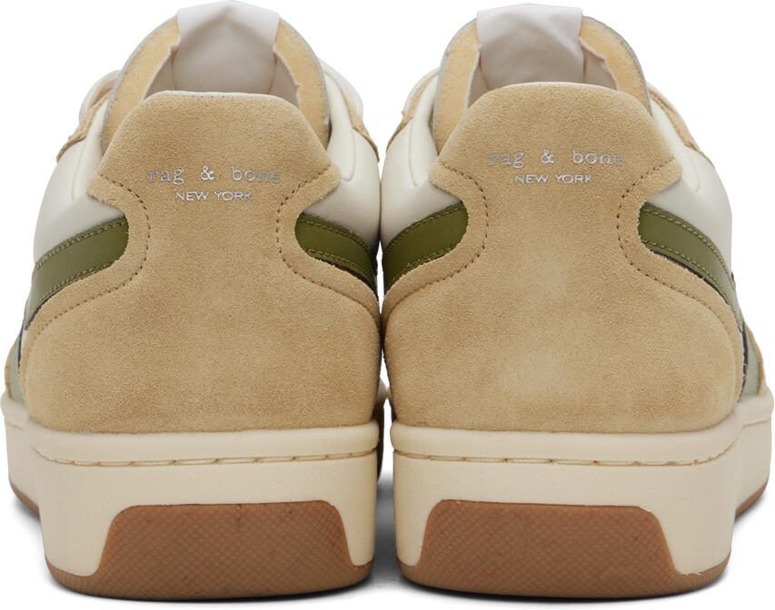 Rag  bone Beige  White Retro Court Sneakers