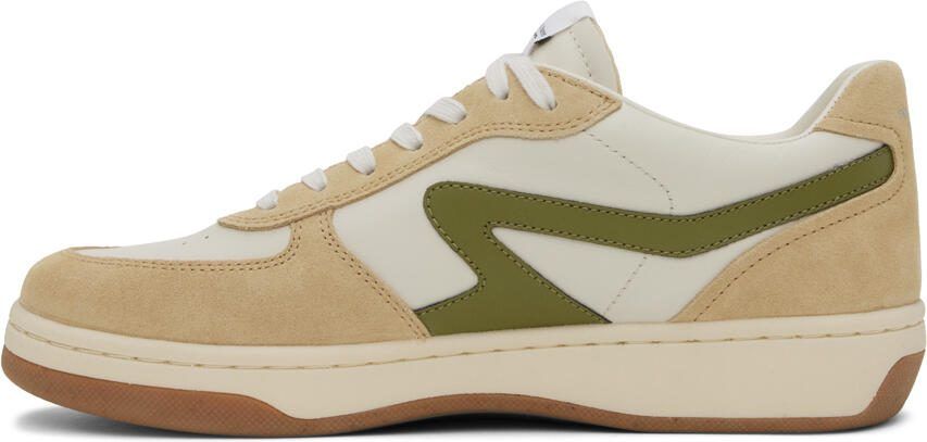 Rag  bone Beige  White Retro Court Sneakers - Picture 3