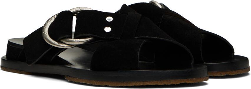 Rag  bone Black Beau Cross Sandals - Picture 2