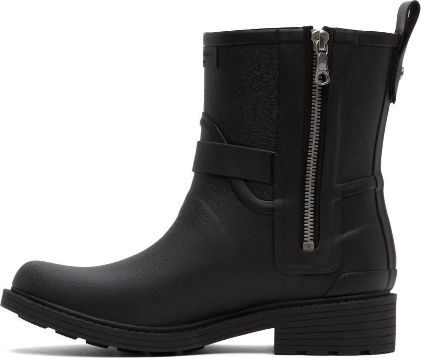 Rag  bone Black Moto Rain Boots - Picture 2