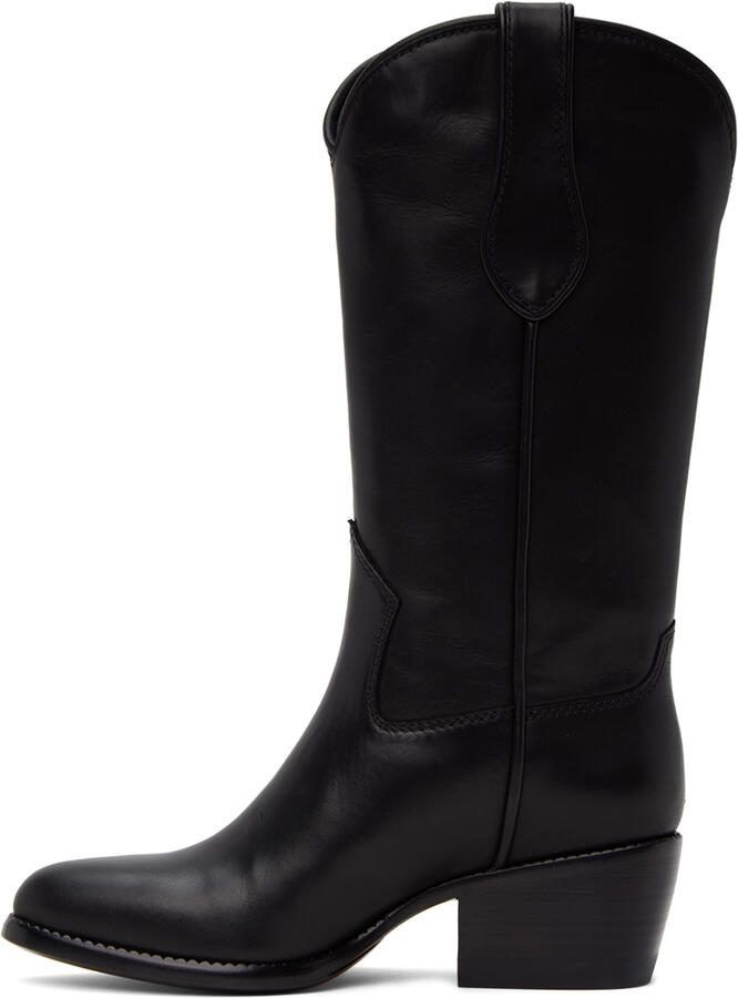 Rag  bone Black RB Cowboy Boots