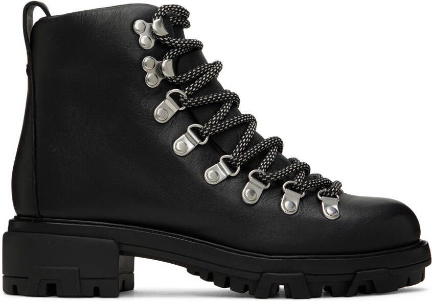 Rag  bone Black Shiloh Hiker Ankle Boots