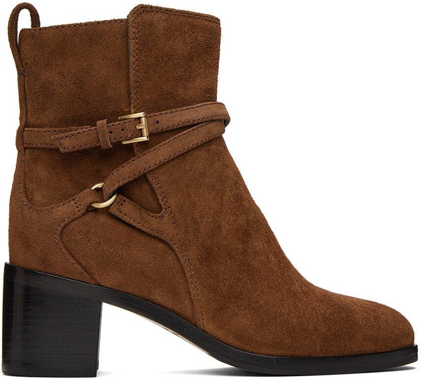 Rag  bone Brown Hazel Buckle Boots