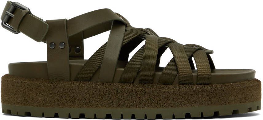 Rag  bone Khaki Park Sandals - Picture 4