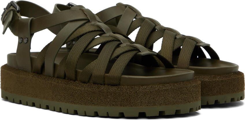 Rag  bone Khaki Park Sandals - Picture 2